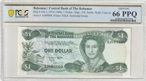 �o�n�} 1984�N 1�h�� PCGS�F�莆�� UNC 66 PPQ �s�b�N43b
