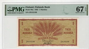 �t�B�������h 1963�N 1�}���J PMG�F�莆�� UNC 67 EPQ Pick 98a