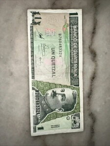 Banco Central de Guatemala 1 Quetzal 1971 PMG 30 Very Fine P-52h �v�����^�[ TDLR