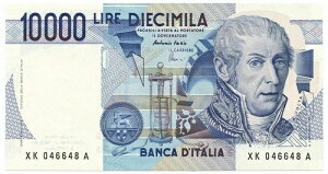 10000 ���� B. D'ITALIA ALESSANDRO VOLTA SERIE SOSTITUTIVA XK 2001/07/25 FDS-/FDS