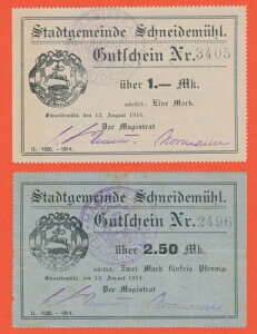 �V���i�C�f�~���[���s�����o�E�`���[ 100��+2.50�}���N 1914�N�ً}�}�l�[ �|�[�[���i617-