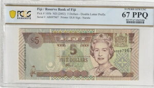 �t�B�W�[ 2002�N 5�h�� PCGS�F�莆�� UNC 67 PPQ Pick 105b