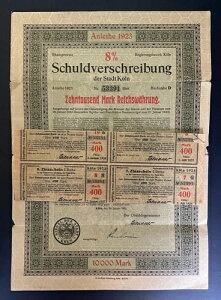 1923�N�h�C�c1���}���N���i�N�[�|���t���j - �݌�1�_�̂�