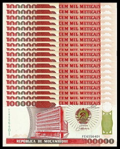 ���U���r�[�N 100,000 ���e�B�J�C 1993 P 139 UNC x 20 ��