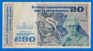 �A�C�������h 20�|���h 1990�N (1990�N11��14��) P-73c ���ʎ��� CAD 362192