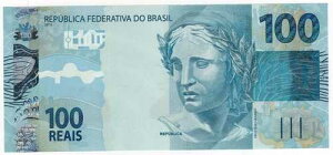 �u���W�� P-257d 100���A�� 2010 UNC