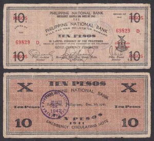 WW2 �č� �t�B���s�� 10 �y�\ PNB �C���C�� C/S �p���g�D�J�� �_�o�I �ً}����