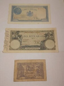 3���b�g ���[�}�j�A 1920 2���C�A1945 5000���C��1945 100000���C ����-