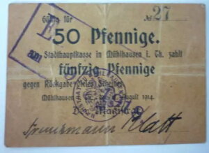�h�C�c�鍑�A�V���^�b�g �~���[���n�E�[���A�O�[�V���C�� ���[�o�[ 50 �y�j�q 1914 (Art.20633)