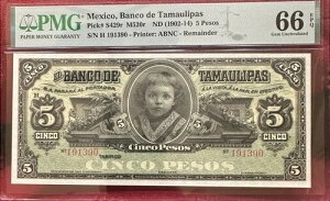 ���L�V�R 5�y�\ 1912-14 �s�b�N�ԍ� S429r M520r PMG 66EPQ