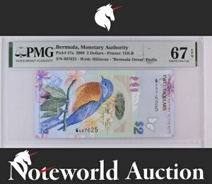 �o�~���[�_ 2�h�� 2009 P 57a �I�j�I���v���t�B�b�N�X UNC PMG 67 EPQ 2nd TOP POP