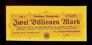 1923�N �h�C�c �x�������鍑��s 1,000,000,000,000 / 1���}���N���� UNC