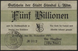 [23261] - �ً}���� STENDAL i. ALTMARK�A�V�e�B�A5���}���N�A1923�N11��22���A�g���E�F��