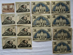 20�A2x 50 �t�F�j�Q���� Notgeld Norder & S?der Dithmarschen um 1920 (169123)