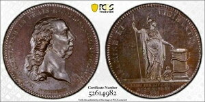 1814�N �X�E�F�[�f�� �f�C���B�b�h�E�V�����c�F���n�C����t���_�� PCGS MS64 ���b�g�ԍ� GV1022