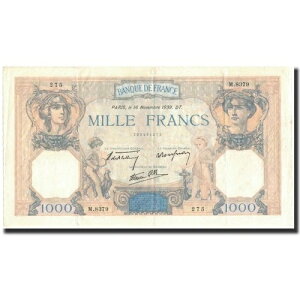 [#592418] �t�����X�A500 �t�����A1 000 F 1927-1940 ''C?r?s et Mercure''�A1939-11-16