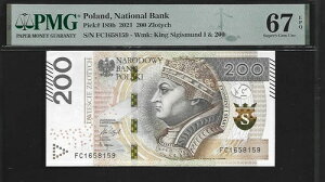 �|�[�����h 200 �Y�E�H�e�B�` 2021 PMG 67 EPQ UNC P#189b �W�M�X�����g1���V���[�Y FC