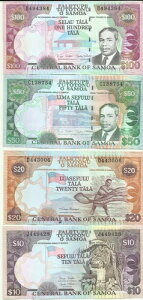�T���A�Z�b�g�A10�A20�A50�A100 �^�� (2002-2006) P-34�AP-35�AP-36�AP-37 UNC�B 9RW27