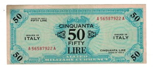 1943 �N�C�^���A�A���R 50 �������� M20a UNC�B