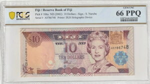 �t�B�W�[ 2002�N 10�h�� PCGS�F�莆�� UNC 66 PPQ Pick 106a