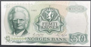 ���� 50 �R�[�i�[ 1982 �m���E�F�[ UNC M9373618
