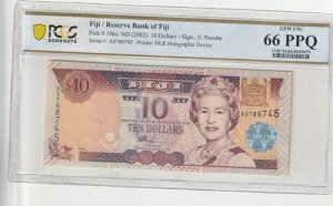�t�B�W�[ 2002�N 10�h�� PCGS�F�莆�� UNC 66 PPQ Pick 106a