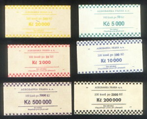 �`�F�R �A�O���o���J �v���n ������ 6 ���Z�b�g = 20�A50�A100�A200�A2000�A5000