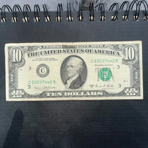 1969C $10 �A�M������s�� ���B���e�[�W�ʉ�