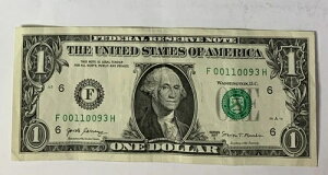 �a����/�L�O�� $1.00 �ʉ� ���� 01-10-1993