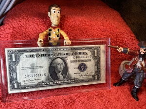 1935 D $1 SIL CERT AU MISCUT CLARK / SNYDER BCW �n�[�h�P�[�X���� ?? ??