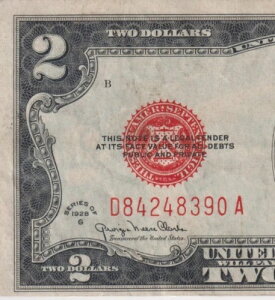 1928 G $2 �@��ʉ� �ԃV�[������ �č��ʉ� 2�h������ ���ʗ� 390