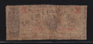 1862�N �W���[�W�A�B�I�[�K�X�^�s�c�� 1�h������ �p�~���ꂽ��R�W���[�W�A�B�@��