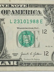 2021 $1 L �T���t�����V�X�R BEP L-E �u���b�N �o�[�X�f�[�m�[�g 1988�N10��10�� (L23101988E)