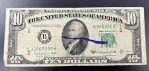 1950 C $10 NYC �j���[���[�N FRN �A�M������s�� �t�@�C���E�J�� ����