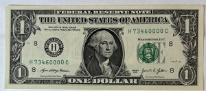 �a����/�L�O�� $1.00 �ʉ� Unc Note 07-03-1946
