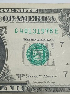 ??2017A $1 G �V�J�S BEP G-E �u���b�N �o�[�X�f�[�m�[�g 1978�N4��13�� (G40131978E)??
