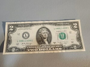 2017A �g���i���[�m�[�g�V���[�Y $2 S/N L08811008C �t�@���V�[�V���A���ԍ�
