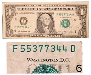 $1 FRN F6�AVF�R���f�B�V�����A�t�@���V�[�V���A���i���o�[�AMWR�f�W�^���M�t�g�t���IP3DR