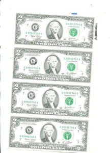 2003 $2 �V�J�S �C���m�C 4 ���� ���J�b�g�V�[�g CH CU 5741T