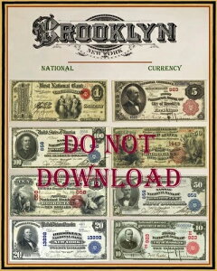 1865-1929�N �����ʉ݃|�X�^�[ �R�s�[ �u���b�N���� �j���[���[�N
