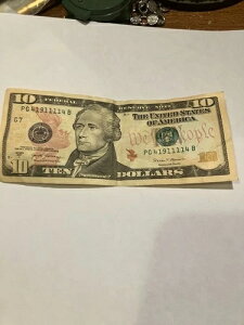 2017-A $10.00 �t�@���V�[�V���A���ԍ� 41911114 �A�M���ʎ���