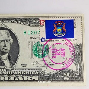 1976�N�č�2�h�������iB�j���b�L�[�}�l�[�m�[�g USPS�~�V�K���B�؎���� T8101