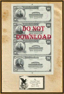 1902�N�R�s�[ �v���[�t $5 �o�[�W�j�A�B�^�Y�E�F���̃^�Y�E�F��������s #6423