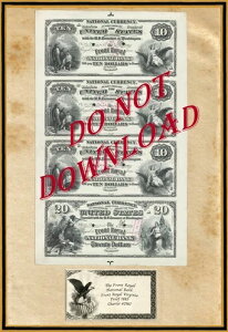 Photoshop 1883 �v���[�t $10 & $20 �t�����g���C����������s �t�����g���C���� �o�[�W�j�A�B CH2967