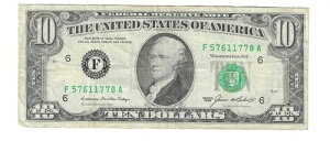�V���[�Y 1985 $10 �A�g�����^ �m�[�g (���b�g M-64)