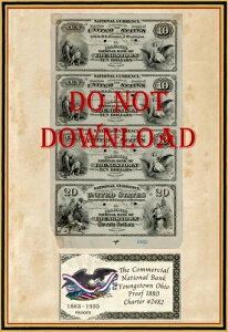 1880�N�R�s�[ �v���[�t $10 & $20 �R�}�[�V�����i�V���i���o���N �����O�X�^�E�� �I�n�C�I #2482