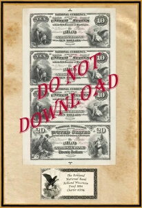 1884�N�R�s�[ �v���[�t $10 & $20 �A�b�V�������h������s �A�b�V�������h �E�B�X�R���V�� #3196