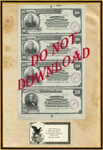 Photoshop 1919 �v���[�t $10 & $20 �A�����J���i�V���i���o���N �|�[�c�}�X �o�[�W�j�A�B CH#11381