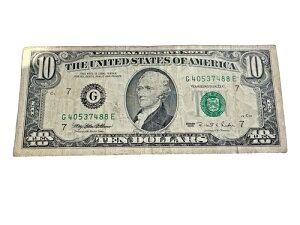 1995�N C $10 �A�M������s�� ���B���e�[�W�ʉ�