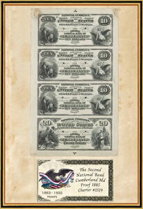 Photoshop 1885 �v���[�t $10 ����� $20 �Z�J���h �i�V���i�� �o���N �J���o�[�����h �����[�����h #1519